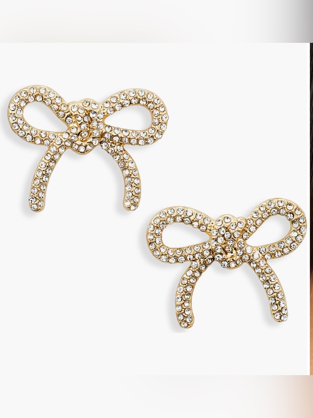 BaubleBar Jenny Bow Stud Earrings